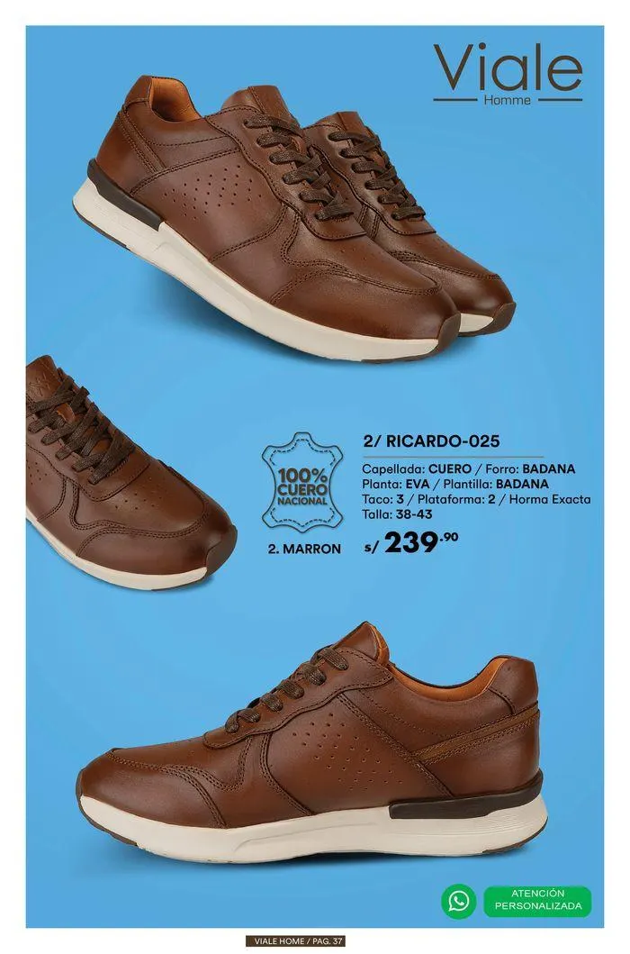 Catalogo de Calzados de Caballeros 11 de julio al 31 de julio 2024 - Pag 37