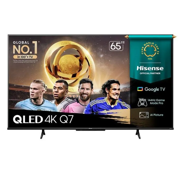 TV Hisense 65" QLED 4K Ultra HD Smart TV 65Q7QGPE