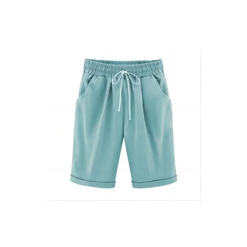 Shorts Bermudas Casual Algodón Señorita Moda Verano