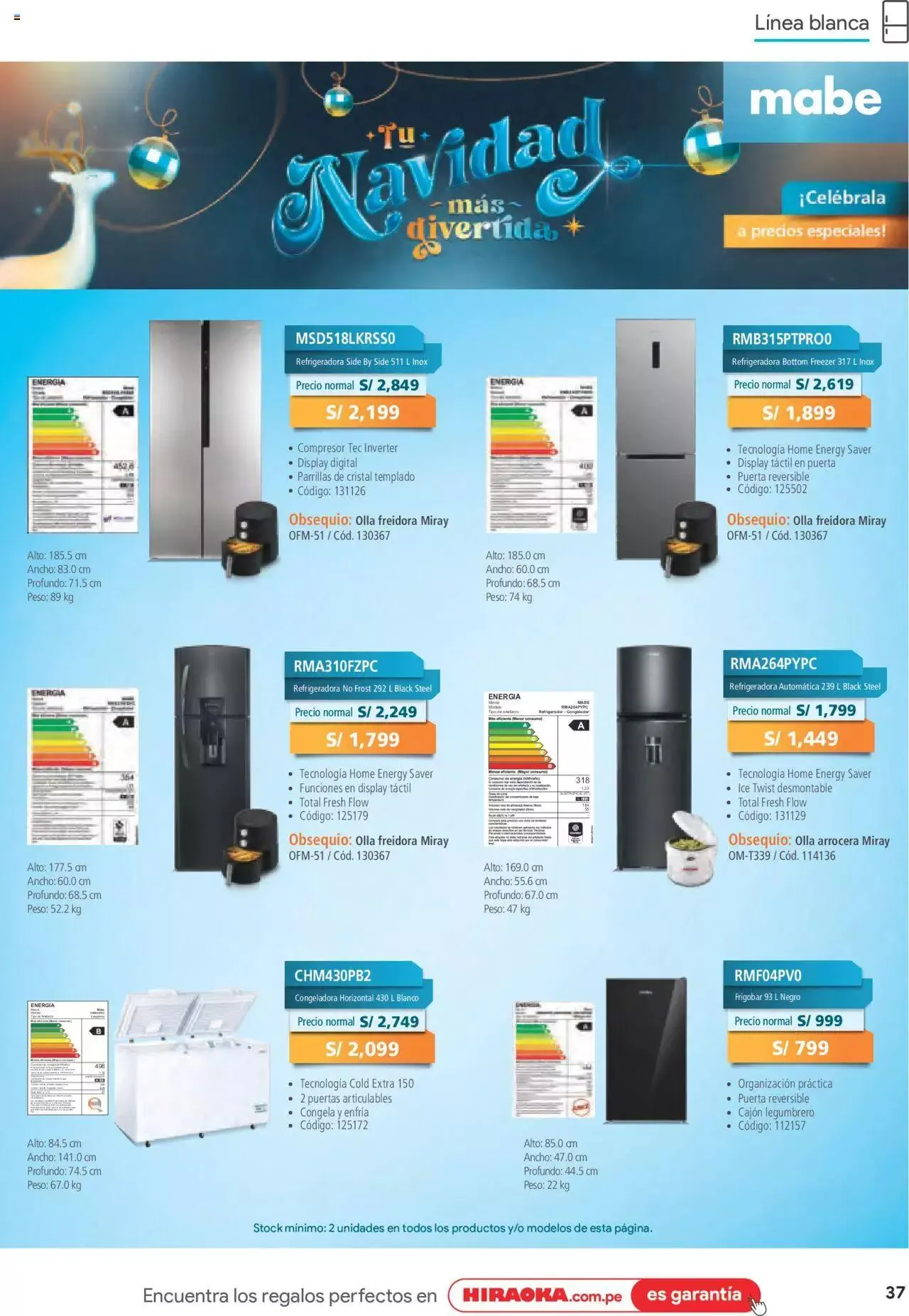 Catalogo de Catálogo Hiraoka 12 de diciembre al 31 de diciembre 2023 - Pag 37