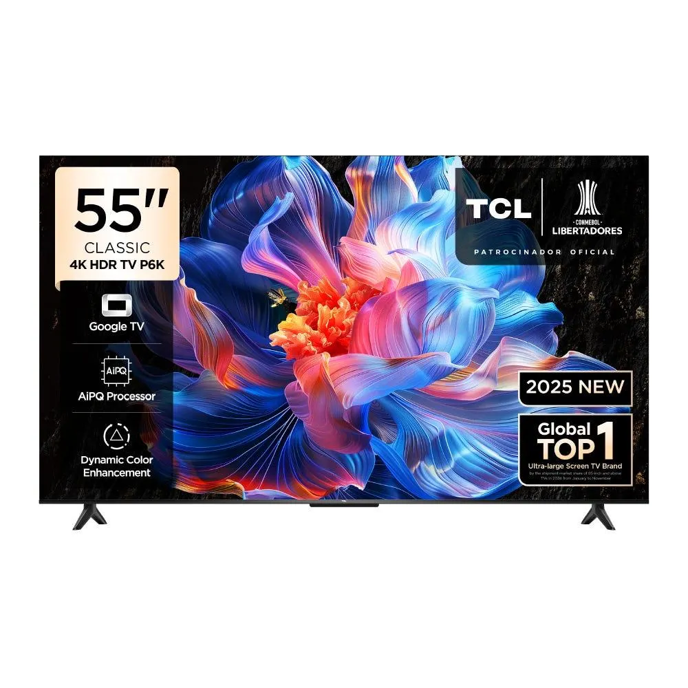Televisor TCL Smart 55" LED 4K UHD 55P6K