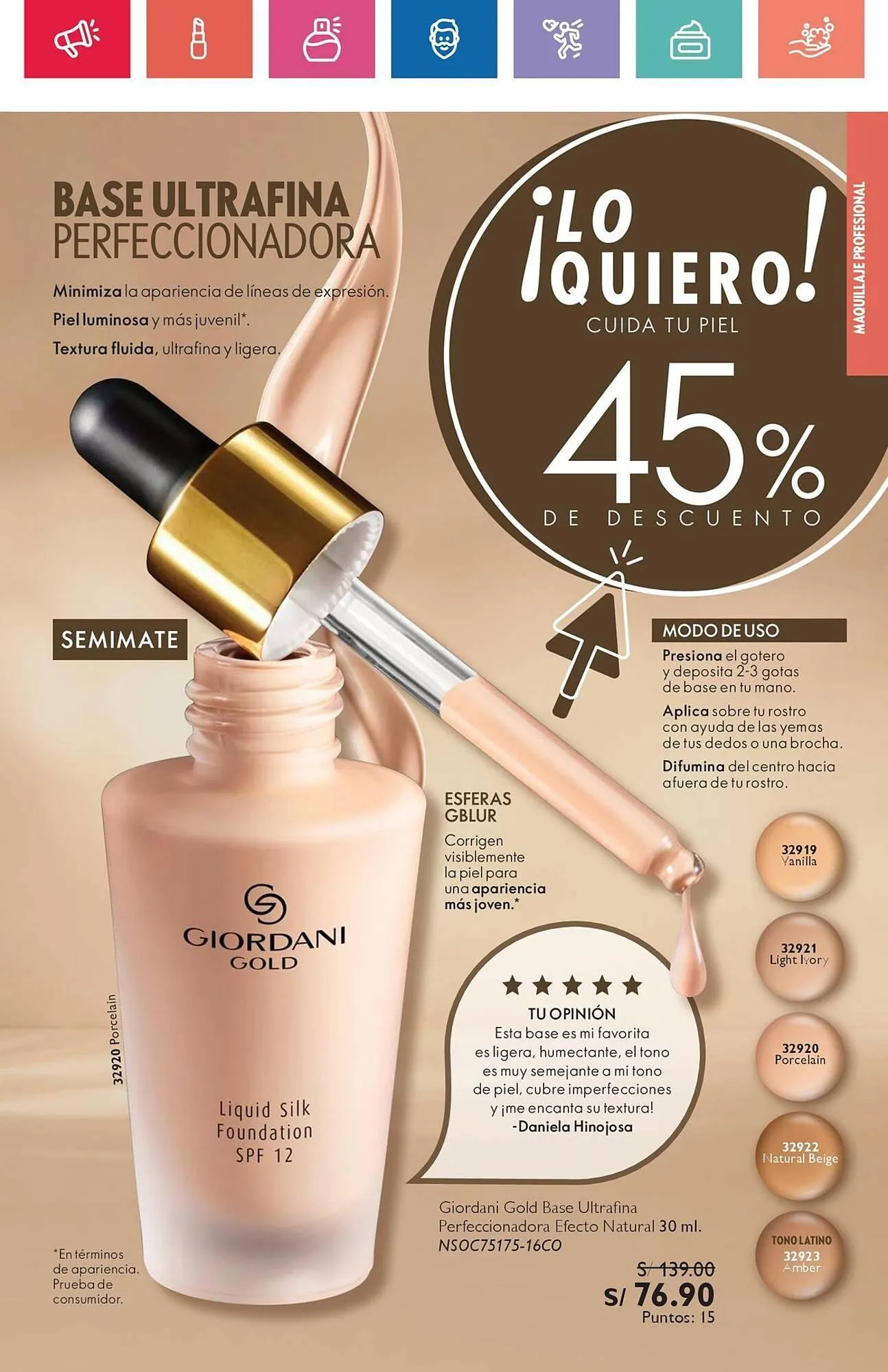 Catalogo de Catálogo Oriflame 19 de agosto al 6 de setiembre 2024 - Pag 65