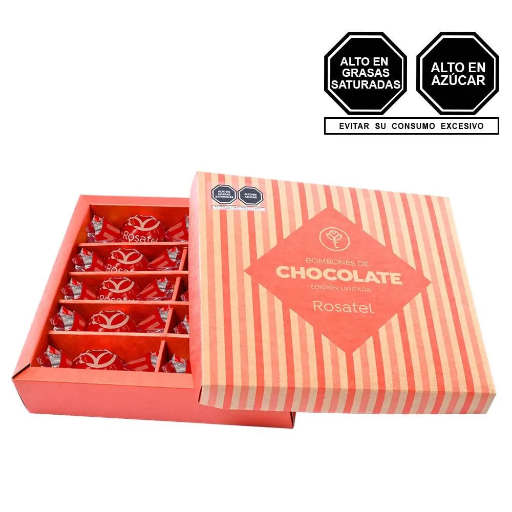 Caja Rosatel Chocolates Cacaosuyo 10 Unids.