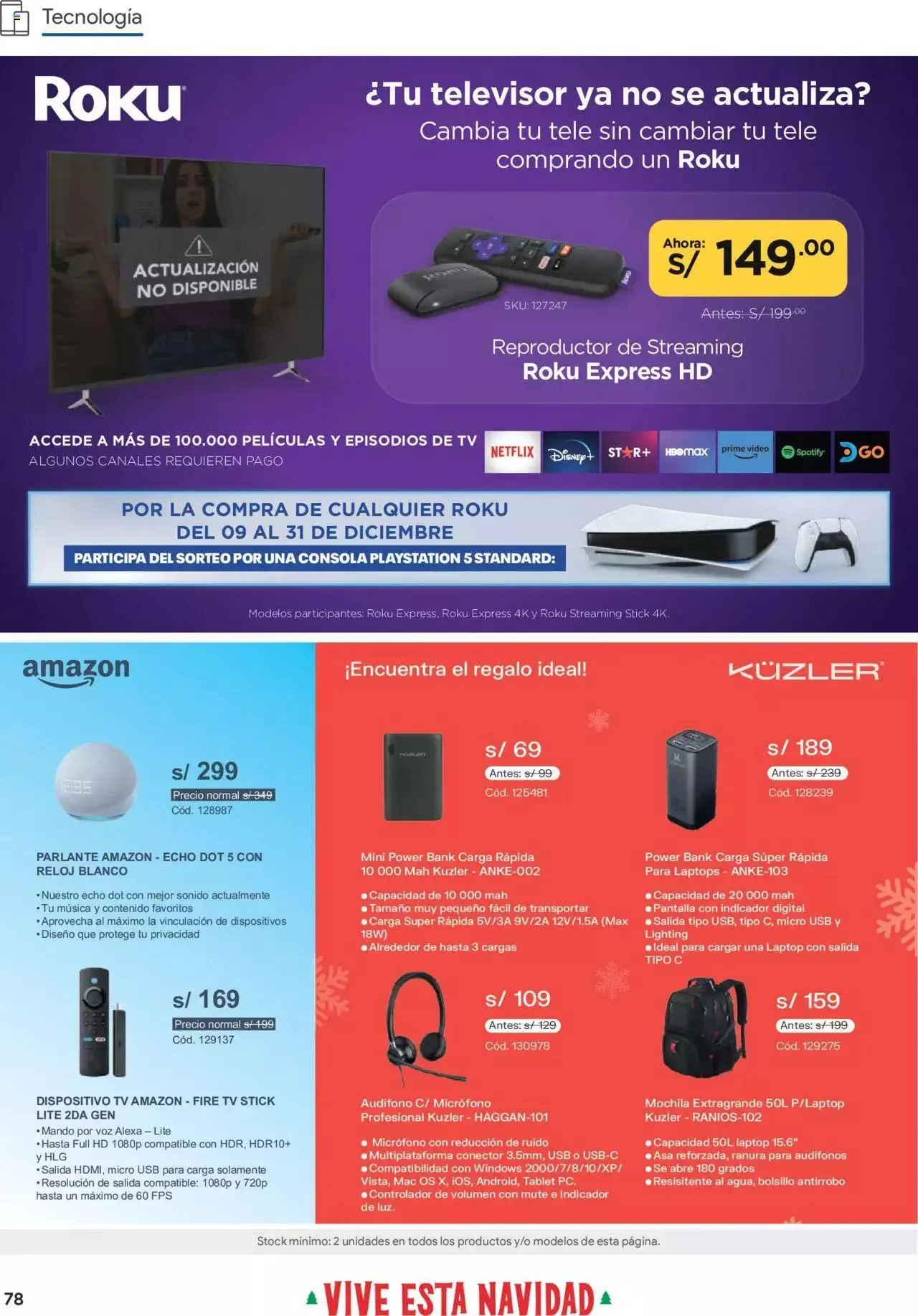 Catalogo de Catálogo Hiraoka 12 de diciembre al 31 de diciembre 2023 - Pag 78
