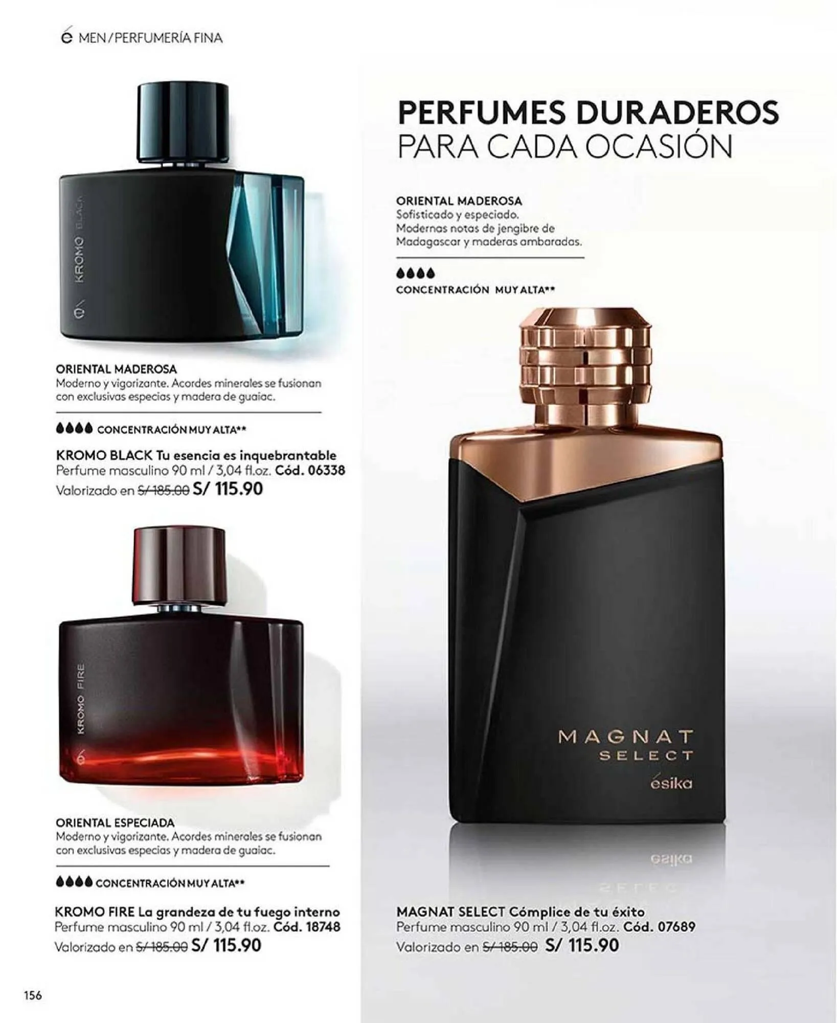 Catalogo de Catálogo Ésika 15 de abril al 31 de mayo 2025 - Pag 156