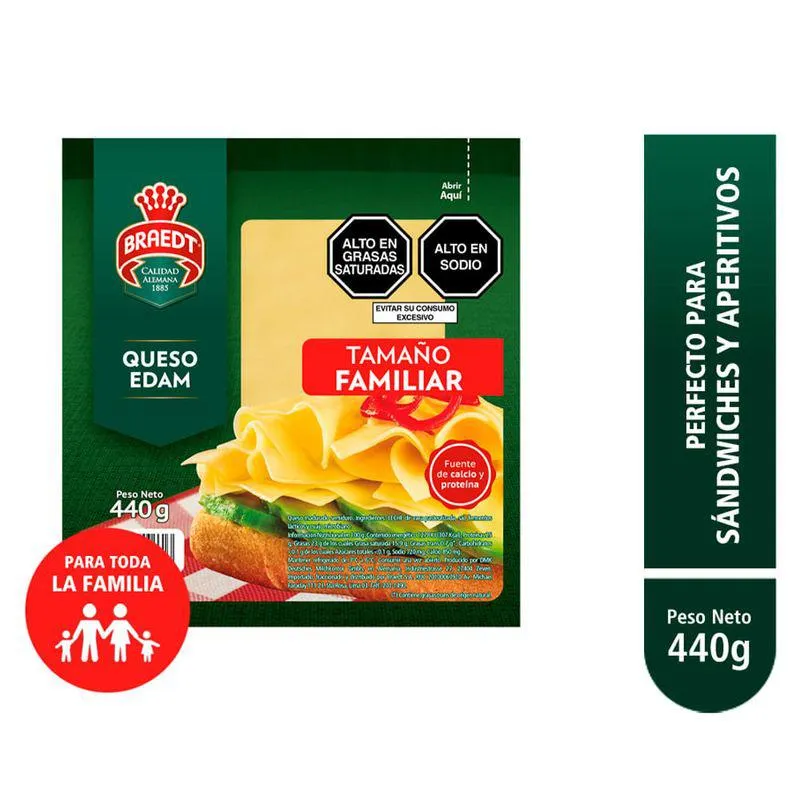 Queso Edam Braedt 440g