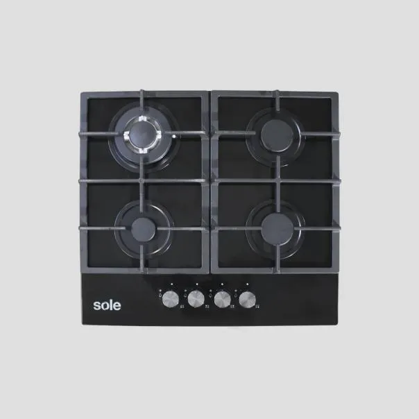 Encimera Vidrio Templado Sole A Gas 60cm