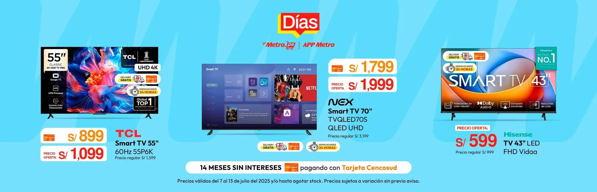 Catalogo de Catálogo Metro 7 de julio al 13 de julio 2025 - Pag 1