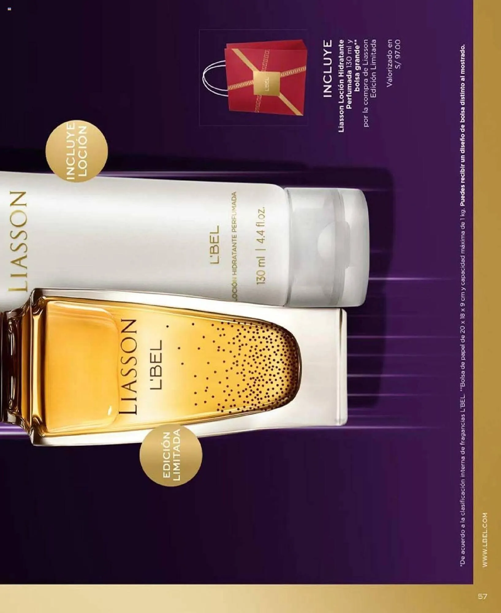 Catalogo de Catálogo L'Bel 17 de noviembre al 3 de diciembre 2024 - Pag 57