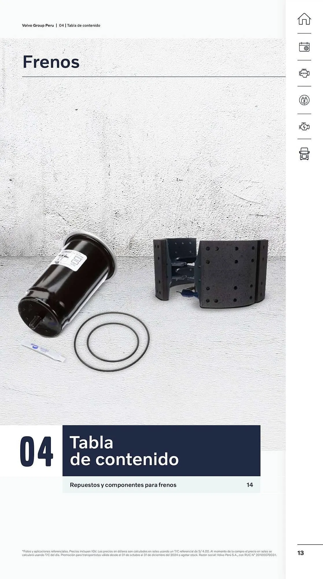 Catalogo de Catálogo Volvo 29 de octubre al 31 de diciembre 2024 - Pag 13