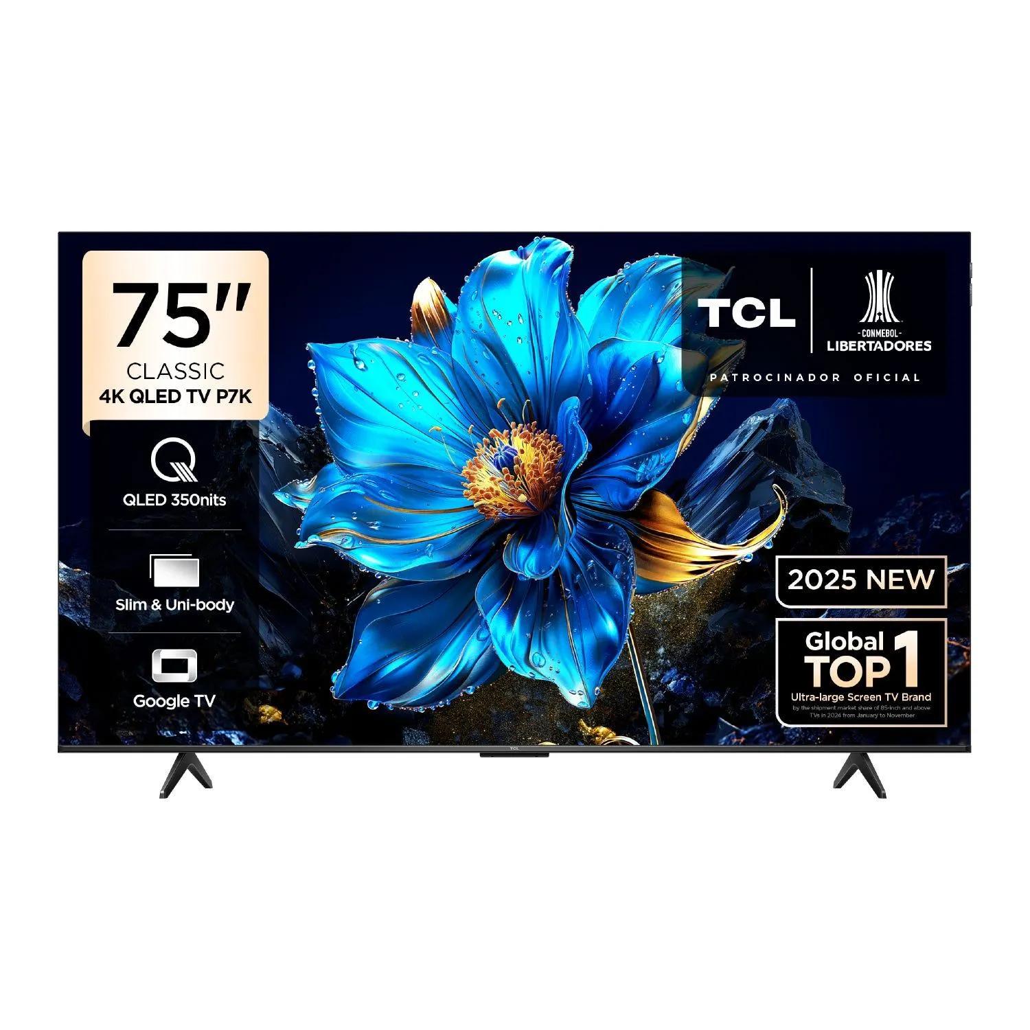 Televisor TCL SMART TV 75" QLED 4K UHD 75P7K