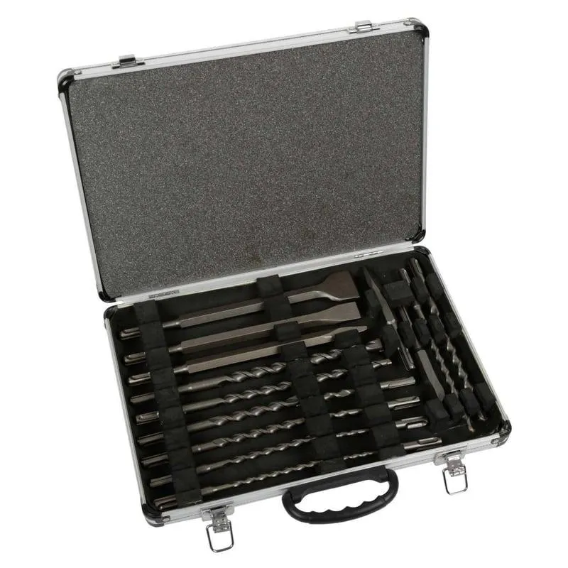 Set de brocas y cinceles SDS PL 17 Piezas