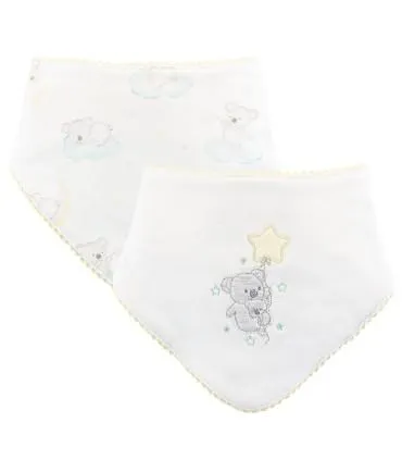 Pack De 2 Baberos De 100% Algodón Pima | Colección Dreamy Koala