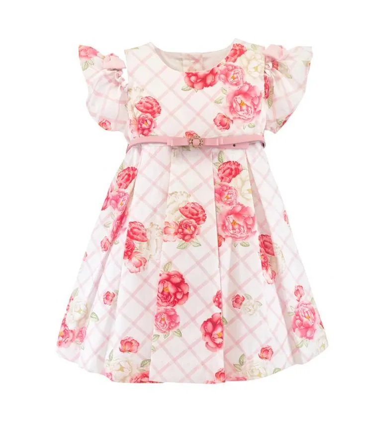 Vestido Estampado Tableado | Colección Fancy Flowers