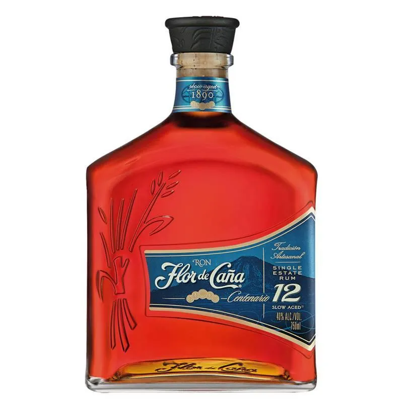 RON FLOR DE CAÑA 12 AÑOS 750ML