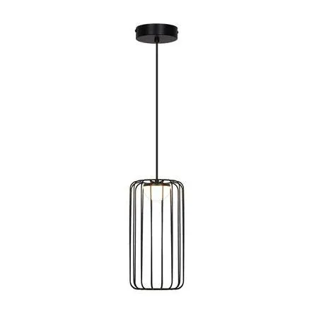 Lámpara Colgante Trendy Orange Negro 15W