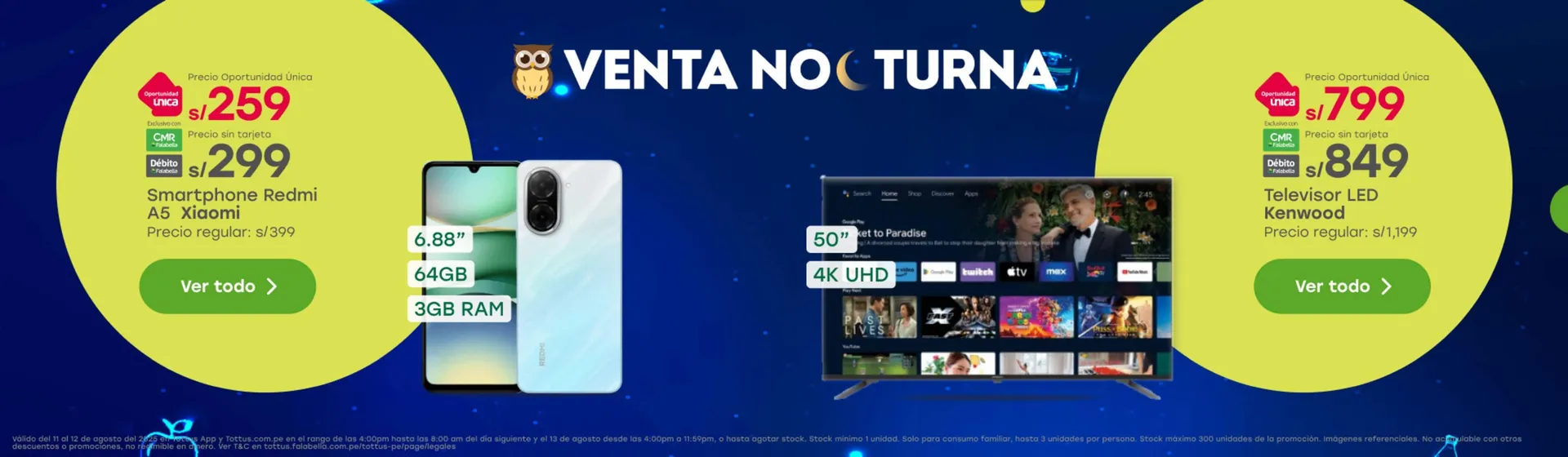 Catalogo de Catálogo Tottus 11 de agosto al 13 de agosto 2026 - Pag 1