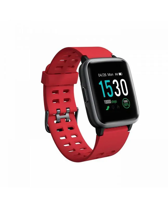 SmartWatch Leotec multisport Fit 814 Rojo