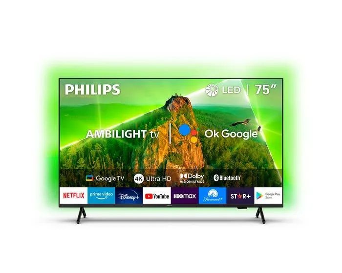Televisor LED Philips 75” UHD 4K 75PUD7908 Ambilight TV