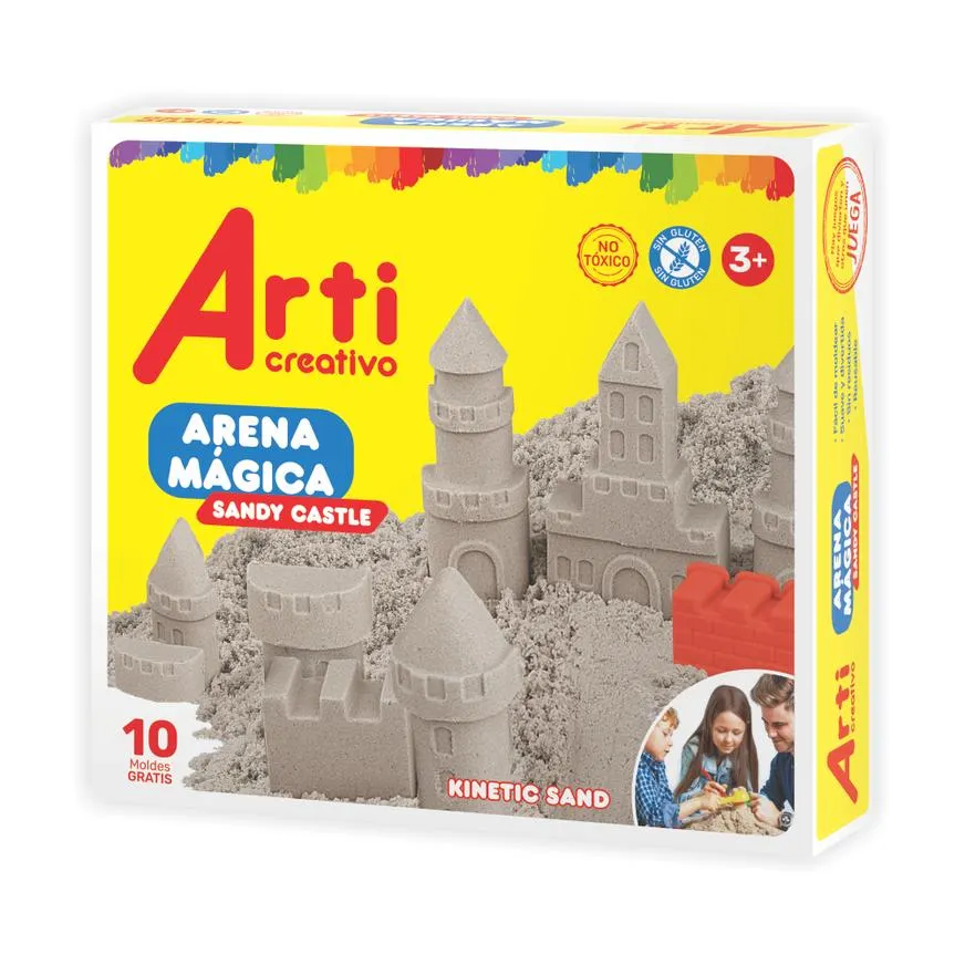 Arena Mágica Arti Creativo Castillo De Nieve