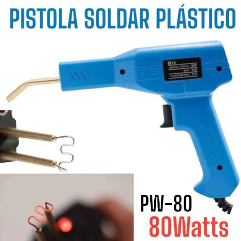 Kit de Reparación de Soldadura Soldadora de Plástico 80Watts