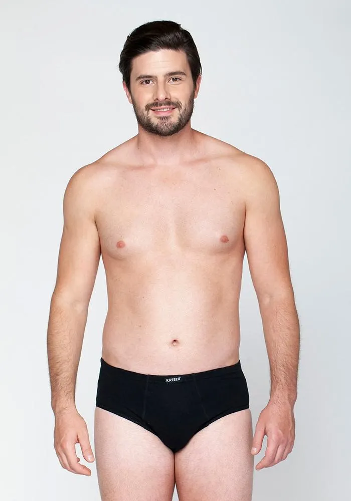 SLIP CABALLERO 90.01 ALGODÓN NEGRO