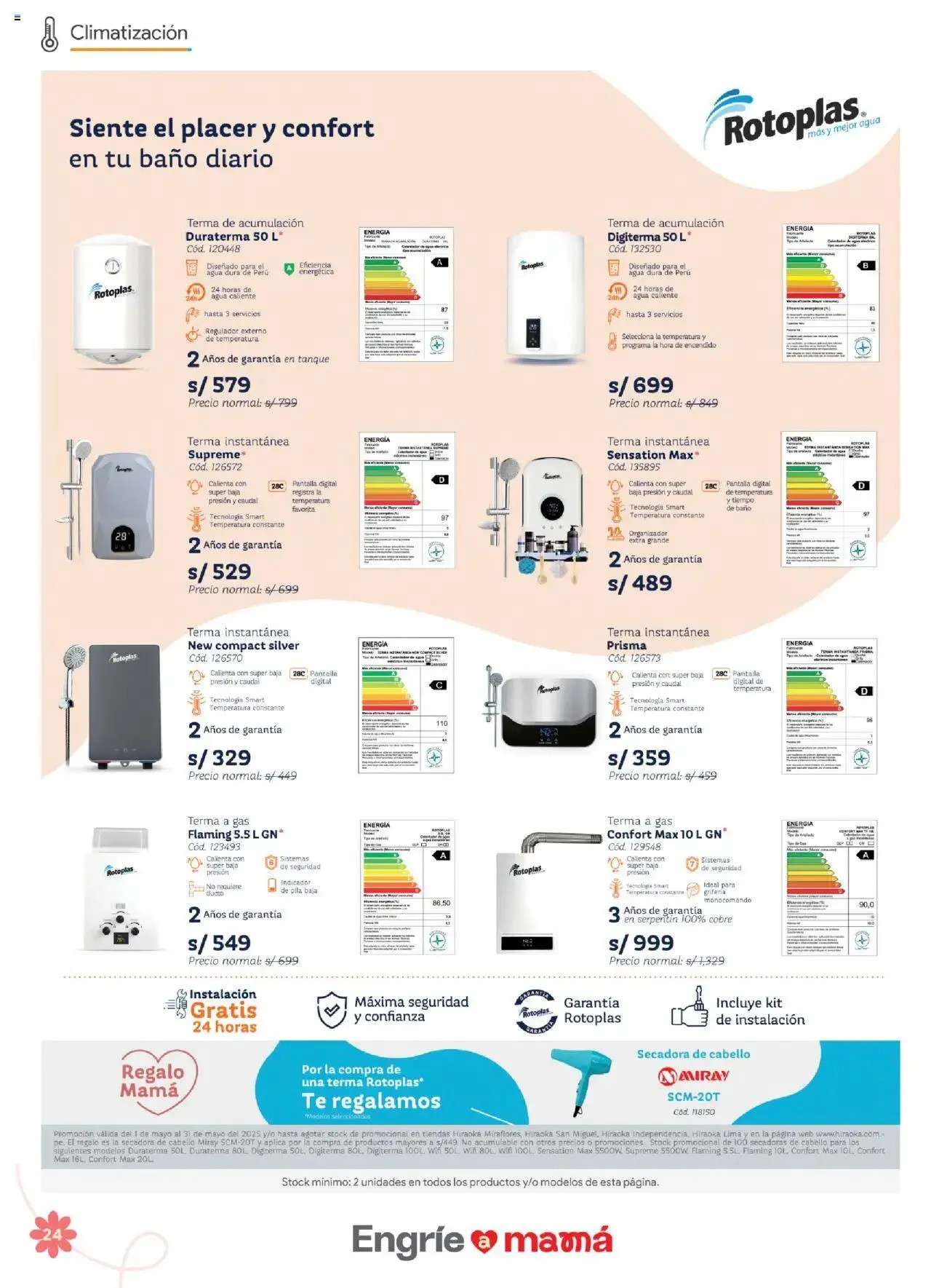 Catalogo de Hiraoka - Guia dia de la madre 26 de abril al 18 de mayo 2025 - Pag 24