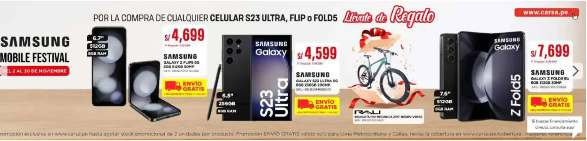 Catalogo de Catálogo Carsa 6 de noviembre al 30 de noviembre 2023 - Pag 1