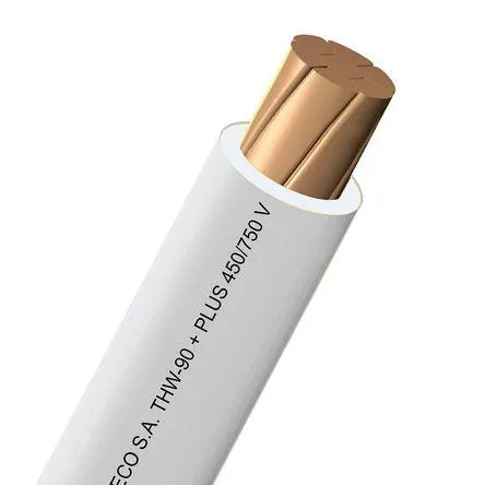 Cable THW-90 +plus 450/750 V 14 AWG Blanco 100m Indeco