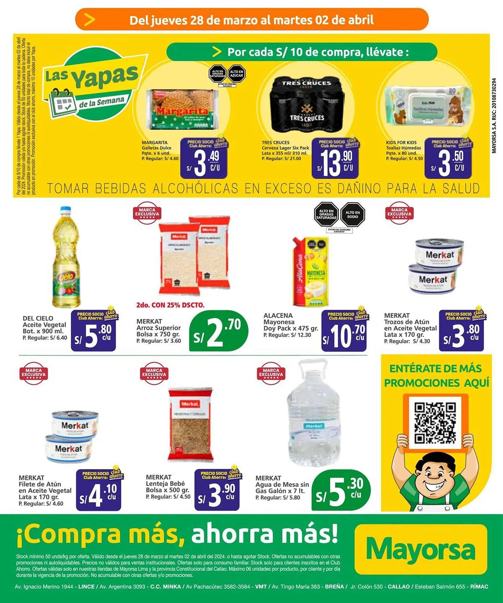 Catalogo de Catálogo Mayorsa 28 de marzo al 2 de abril 2024 - Pag 1
