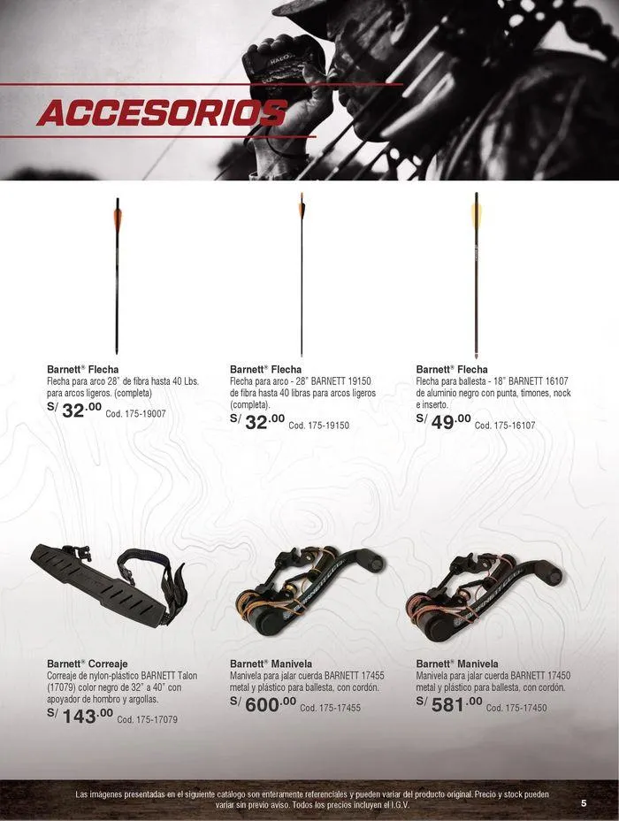 Catalogo de Arquería 9 de mayo al 31 de diciembre 2024 - Pag 5