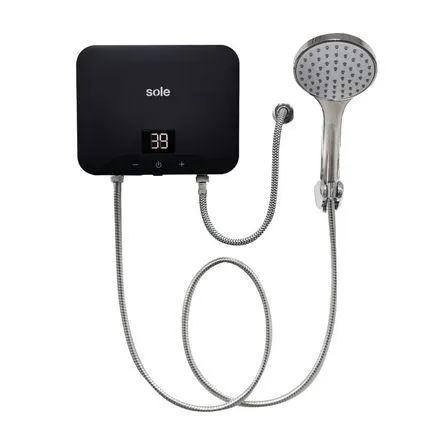 Rapiducha Sole Start Temppro 5500W Eléctrica ABS 60 °C Adosada a la Pared con Accesorios