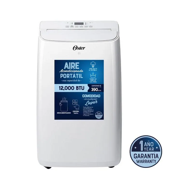 Aire Acondicionado Portatil Oster Os-Pacpor1210Fwe