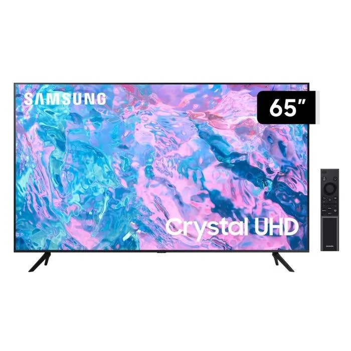 TV Samsung 65" Crystal 4K UHD Smart UN65CU7000