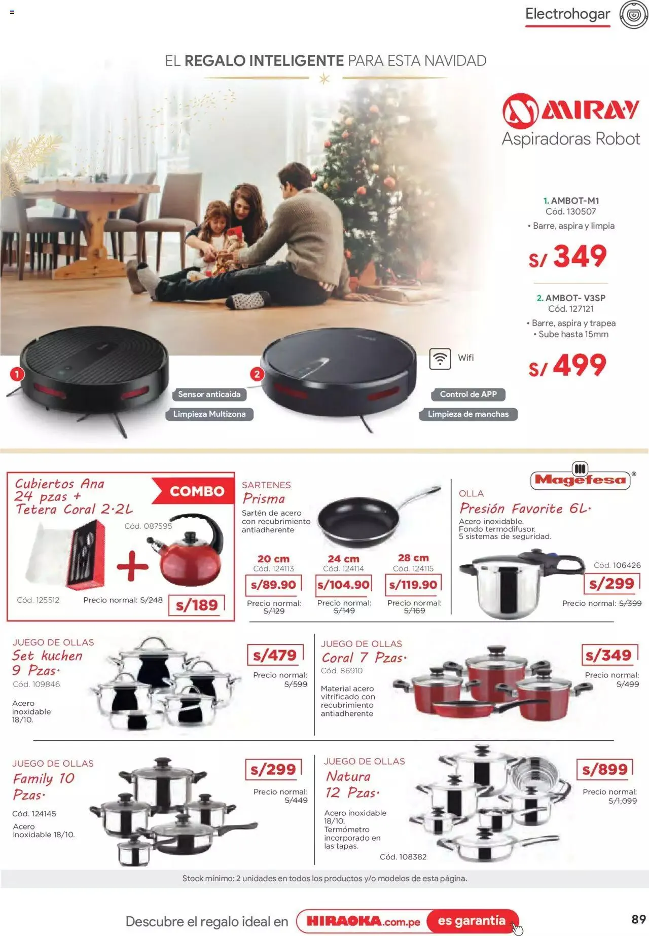 Catalogo de Catálogo Hiraoka 12 de diciembre al 31 de diciembre 2023 - Pag 89