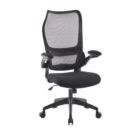 Silla Giratoria Lisboa Nylon/Metal Negro Orange