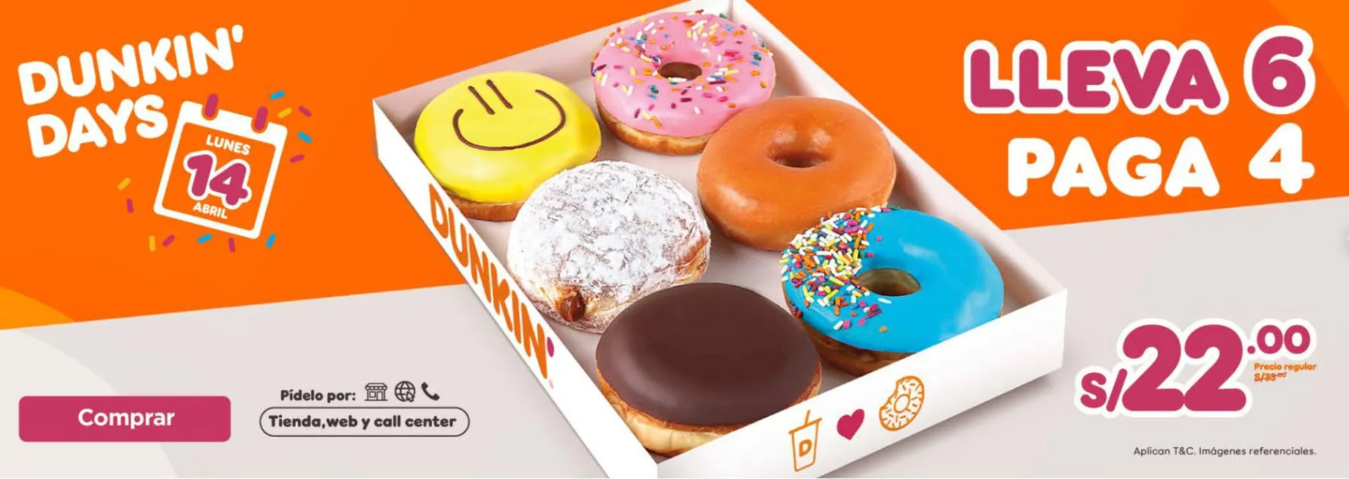 Catálogo Dunkin Donuts - 1