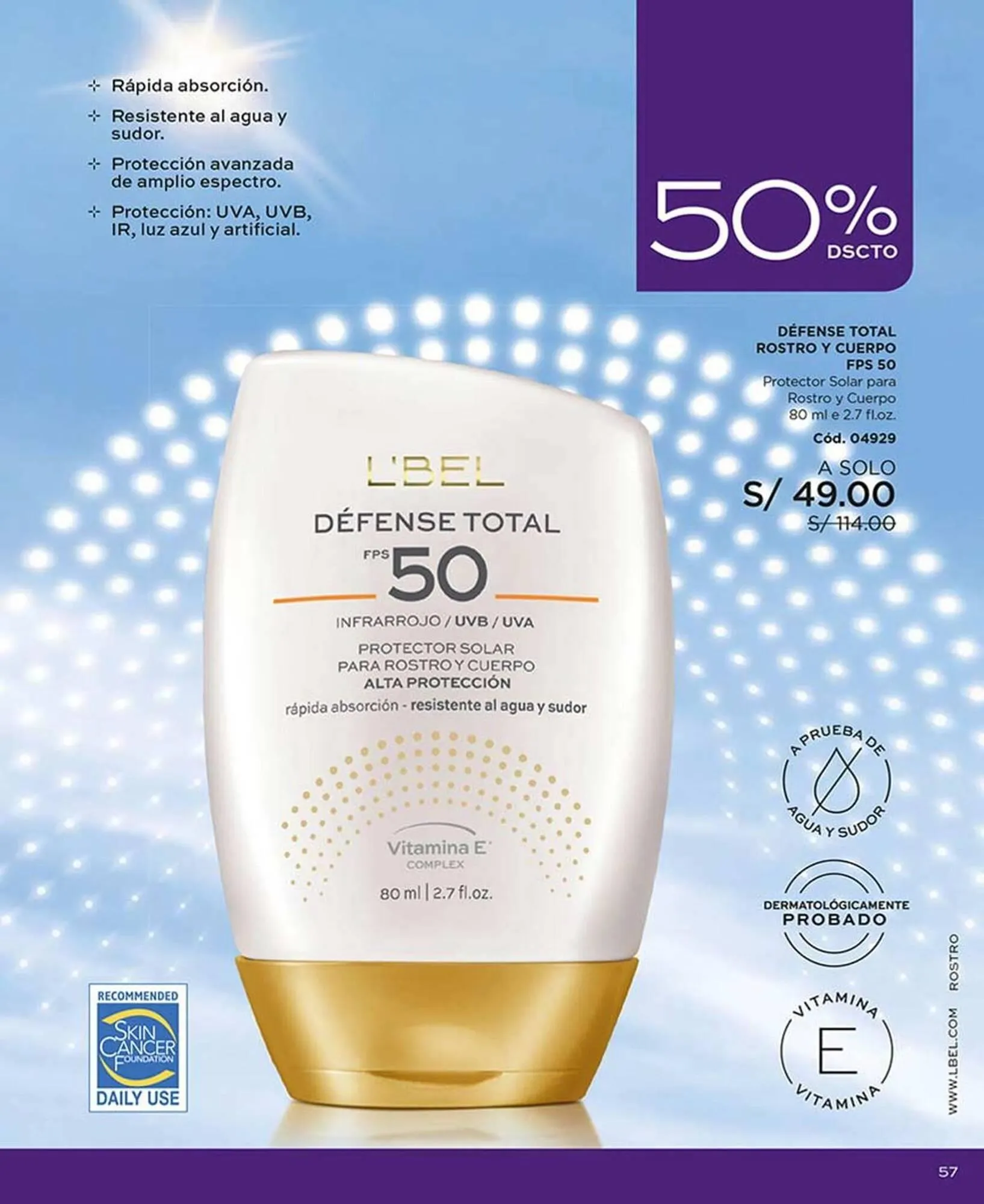 Catalogo de Catálogo L'Bel 8 de enero al 1 de marzo 2025 - Pag 57