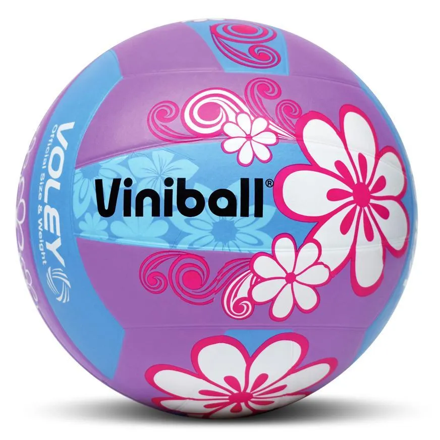 Pelota Viniball De Voley Goma Flores