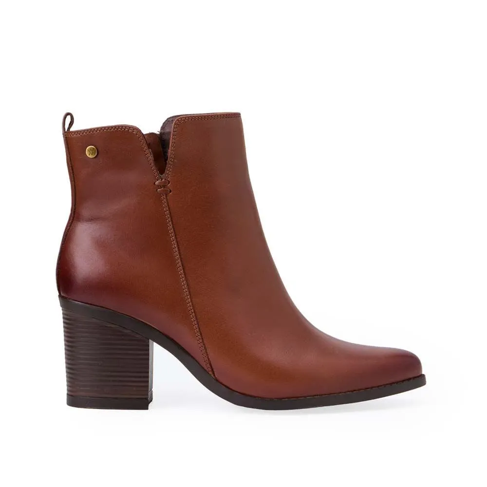 Botín Jodhpur Casual FER-2536 Miel Viale Cuero