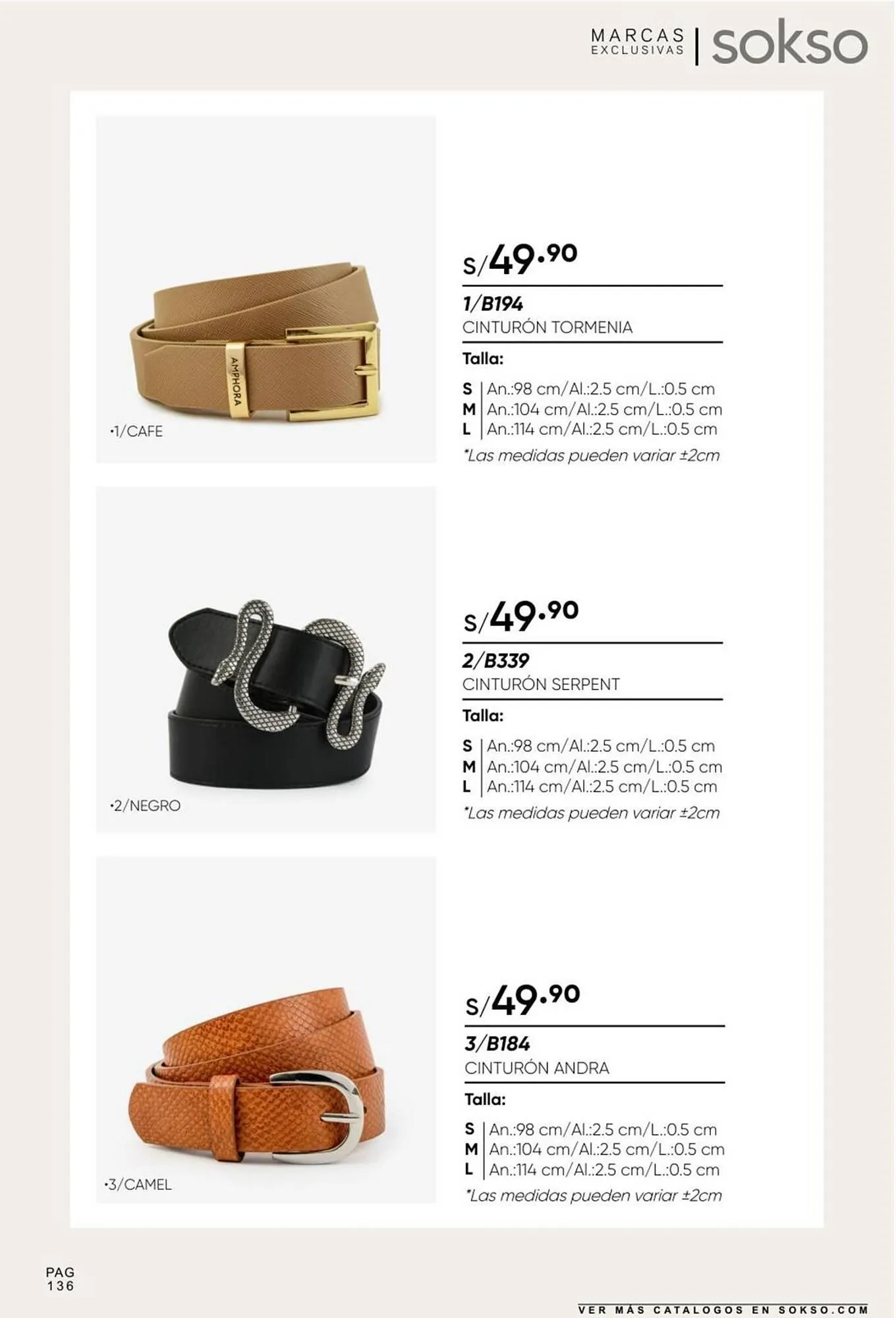 Catalogo de Catálogo Sokso 23 de octubre al 16 de noviembre 2025 - Pag 136