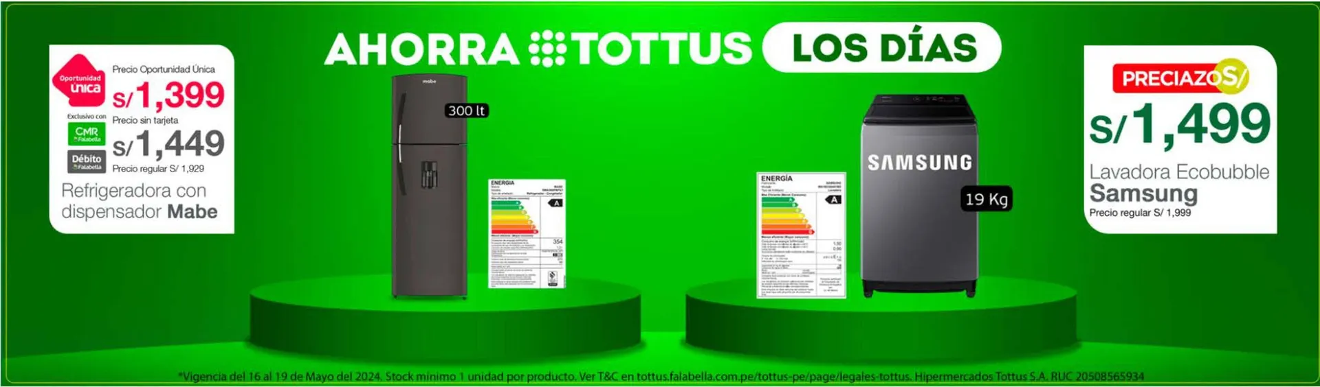 Catalogo de Catálogo Tottus 16 de mayo al 31 de mayo 2024 - Pag 3