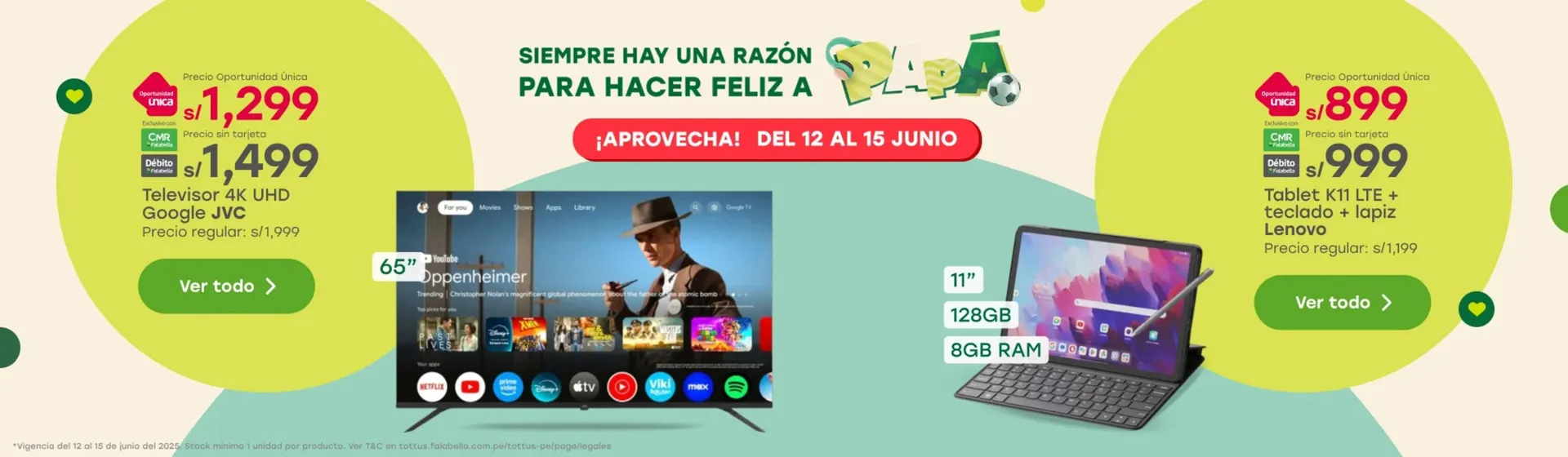 Catalogo de Catálogo Tottus 12 de junio al 15 de junio 2025 - Pag 1