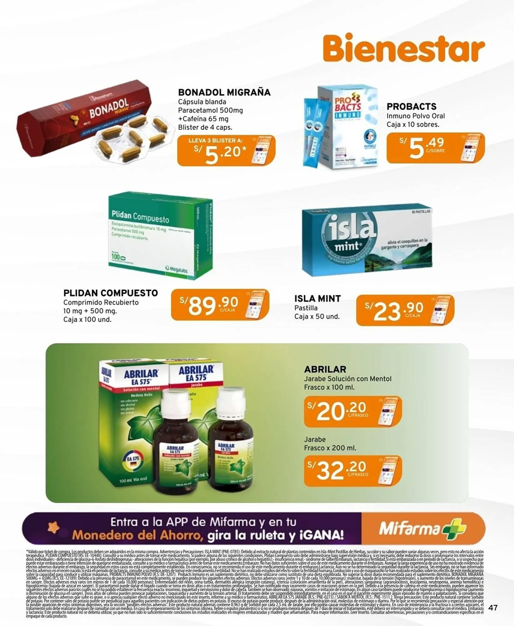 Catalogo de Catálogo Mifarma 2 de abril al 30 de abril 2025 - Pag 47