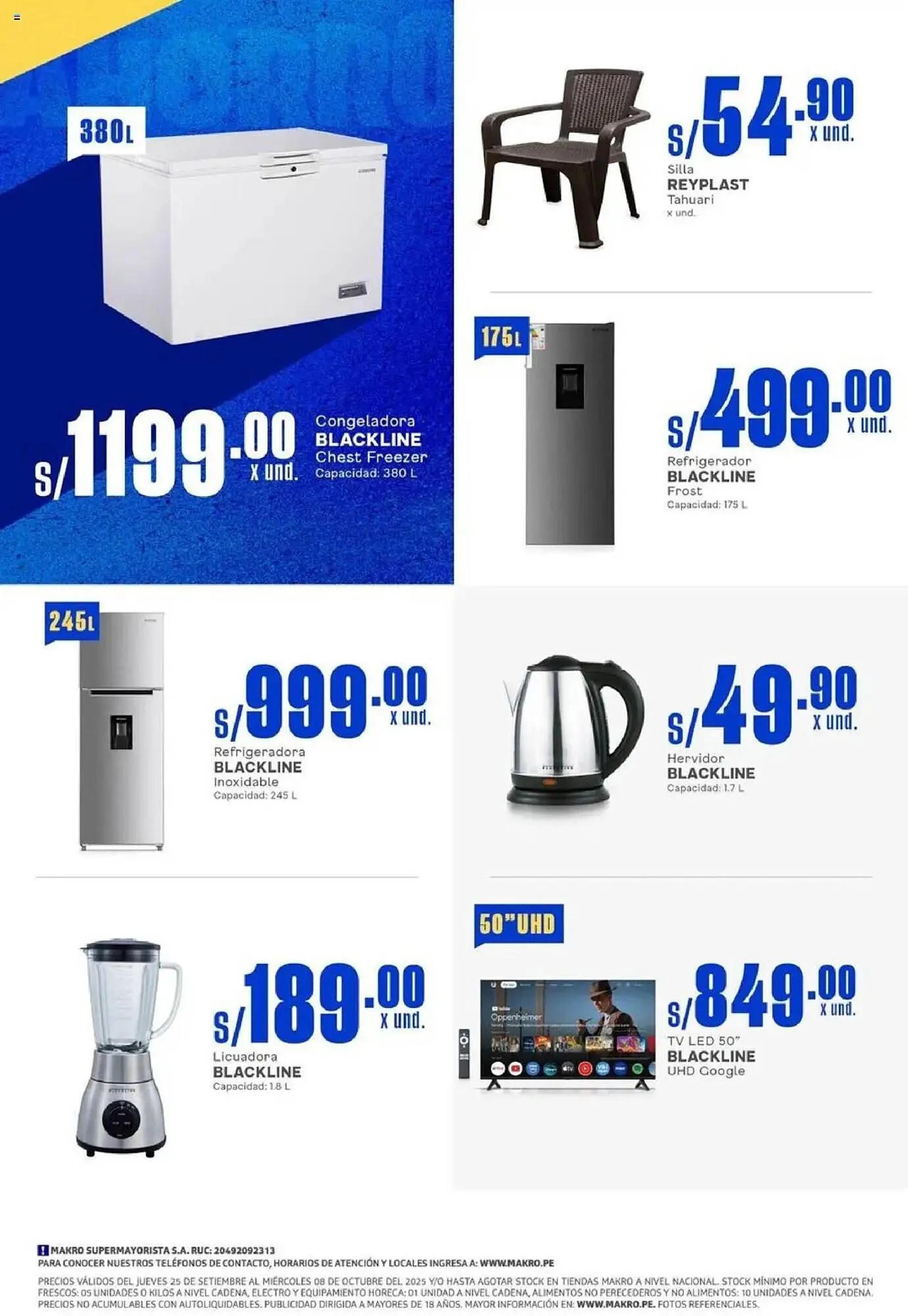Catalogo de Catálogo Makro 25 de setiembre al 13 de octubre 2025 - Pag 25