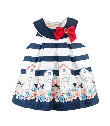 Vestido Estampado con Lazo | Colección Crucero