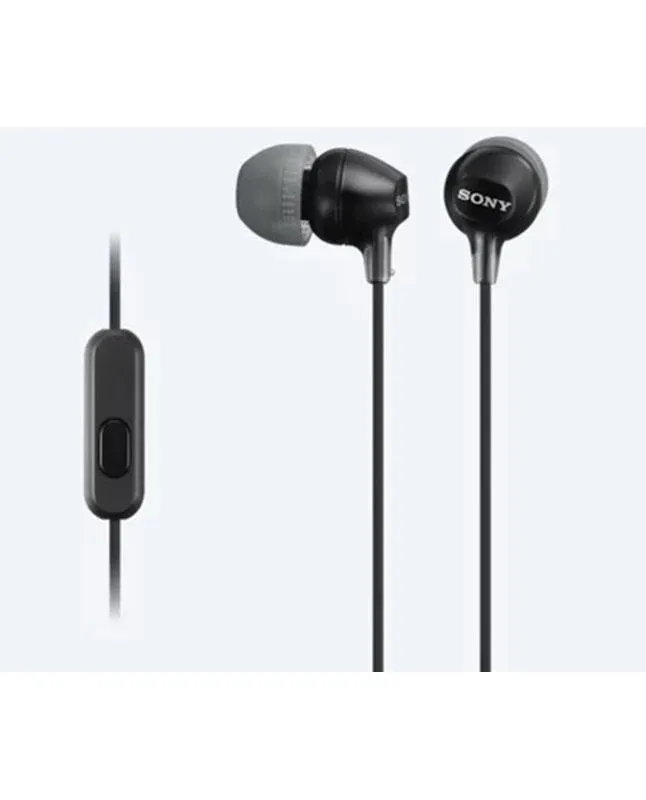 Audífonos in ear Sony con micrófono MDR-EX15AP Negro