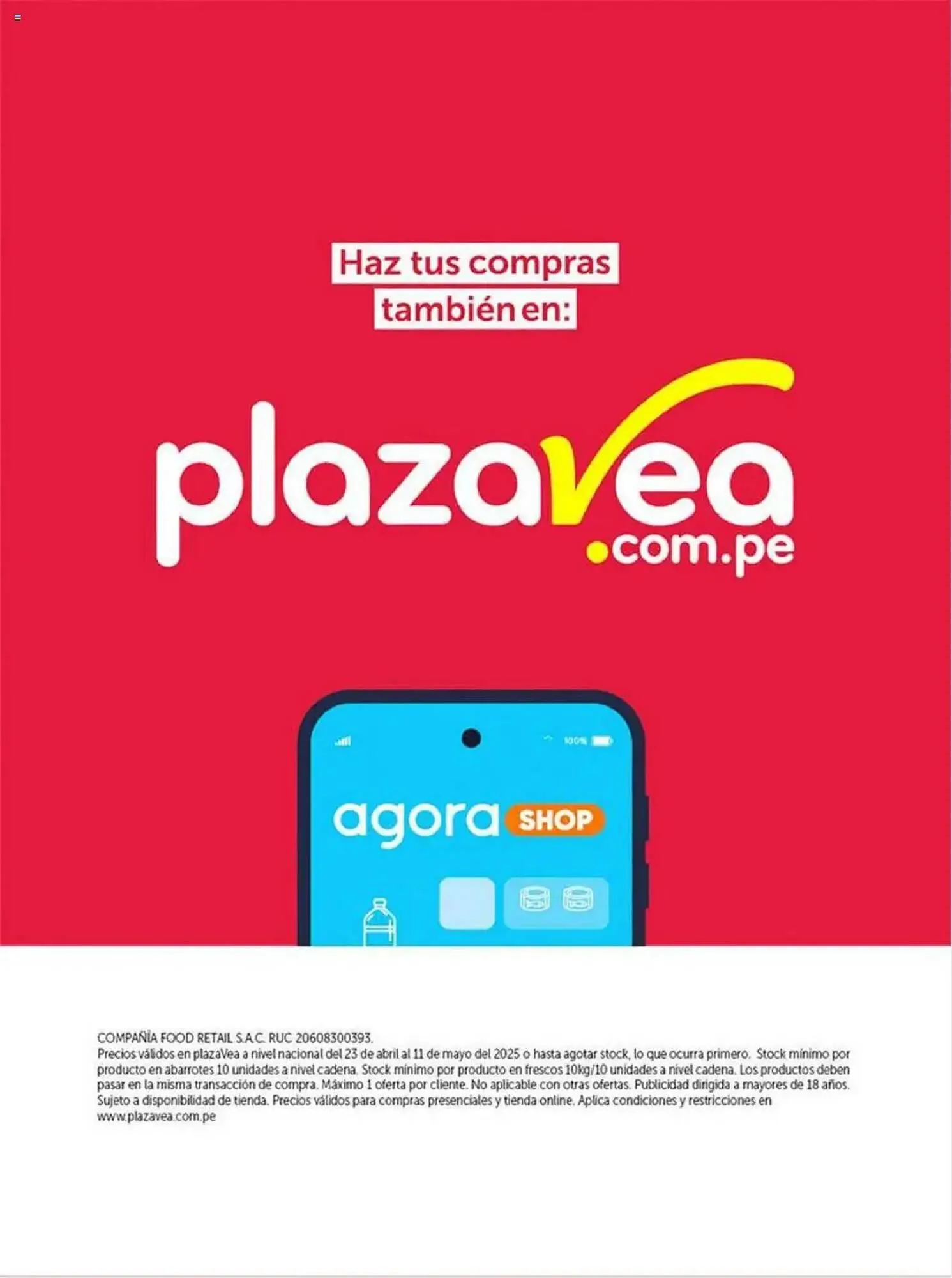 Catalogo de Catálogo Plaza Vea 23 de abril al 11 de mayo 2025 - Pag 12