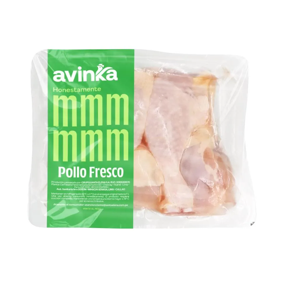 Pierna de pollo Avinka Paquete 1 a 1.1 kg