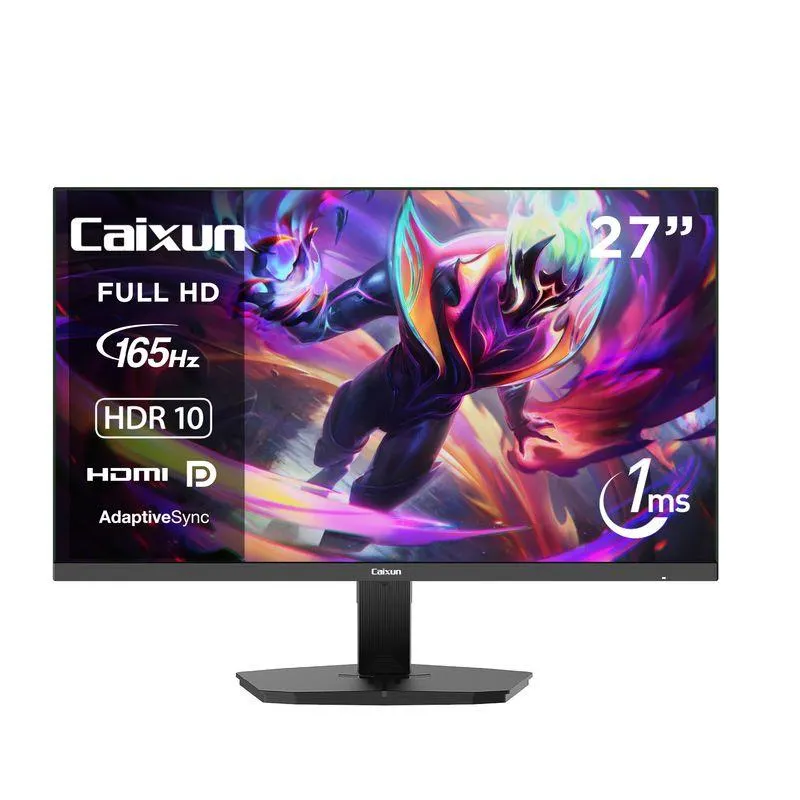 Monitor Gamer Plano Caixun 27 FHD IPS 165Hz sRGB120% HDMI DP C27F4F